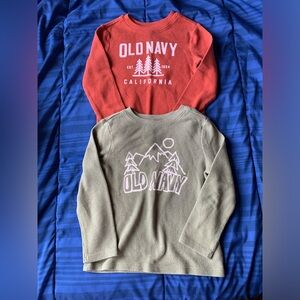 Long sleeve old navy tops size 4